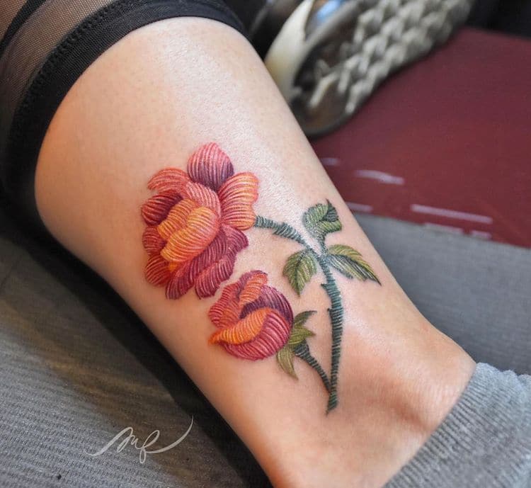 Embroidery Tattoo Artist