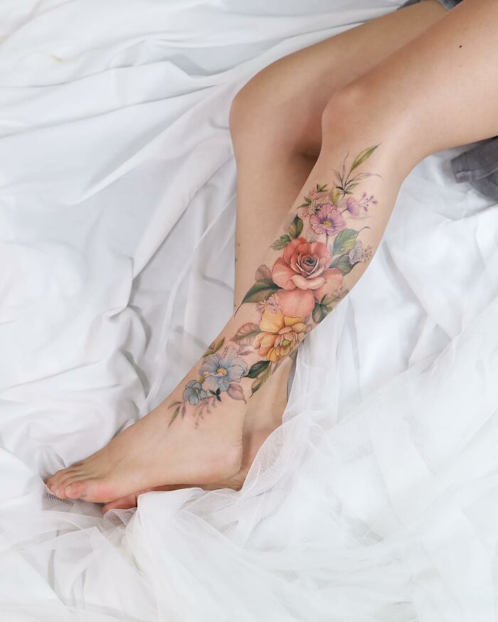 Transformative Elegance: Silo’s Exquisite Flower Tattoos And Expert Cover-UPS