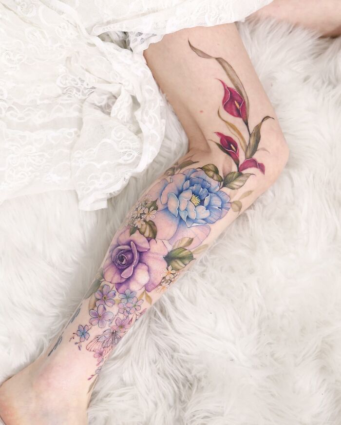 Transformative Elegance: Silo’s Exquisite Flower Tattoos And Expert Cover-UPS