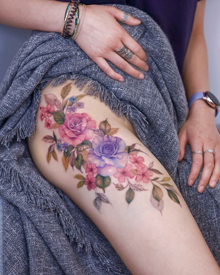 Transformative Elegance: Silo’s Exquisite Flower Tattoos And Expert Cover-UPS