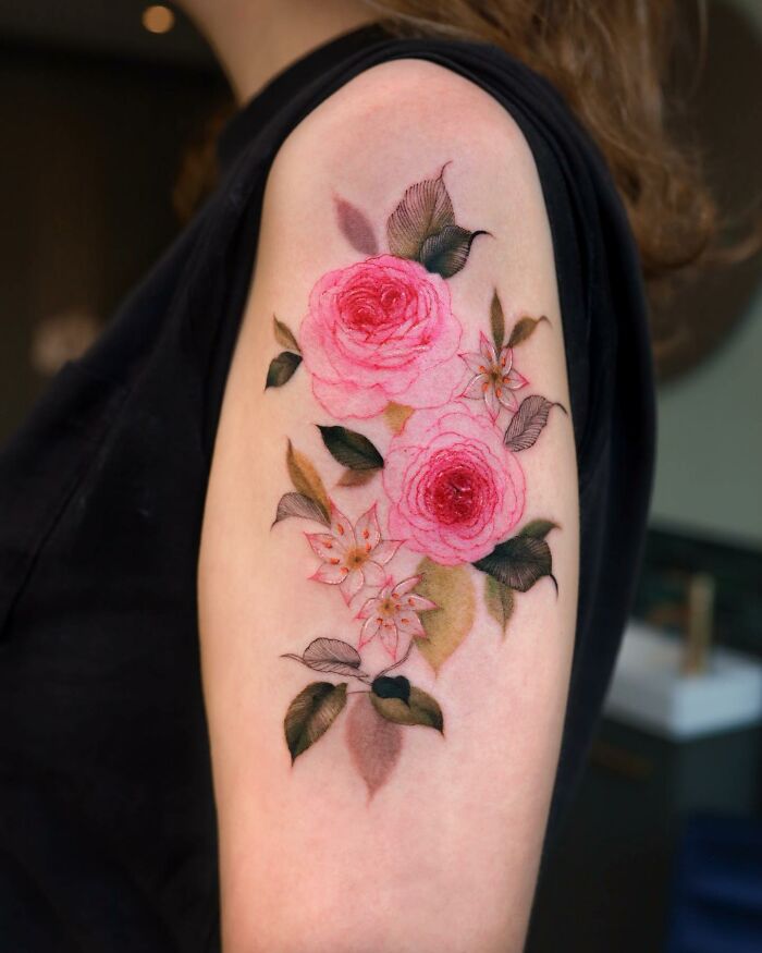 Transformative Elegance: Silo’s Exquisite Flower Tattoos And Expert Cover-UPS