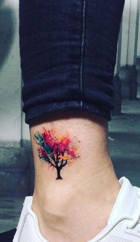 19 Small Watercolor Tattoo Ideas