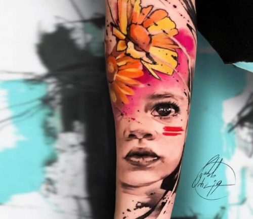 24 Watercolor Tattoo Inspiration