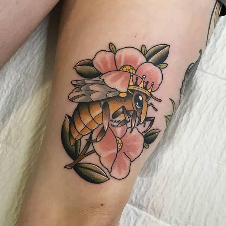 queen bee tattoo