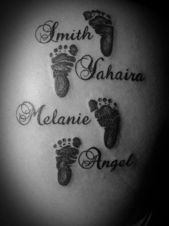 little baby feet tattoo