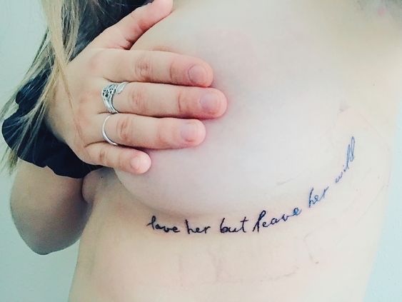 Love Her But Leave Her Wild Tattoo