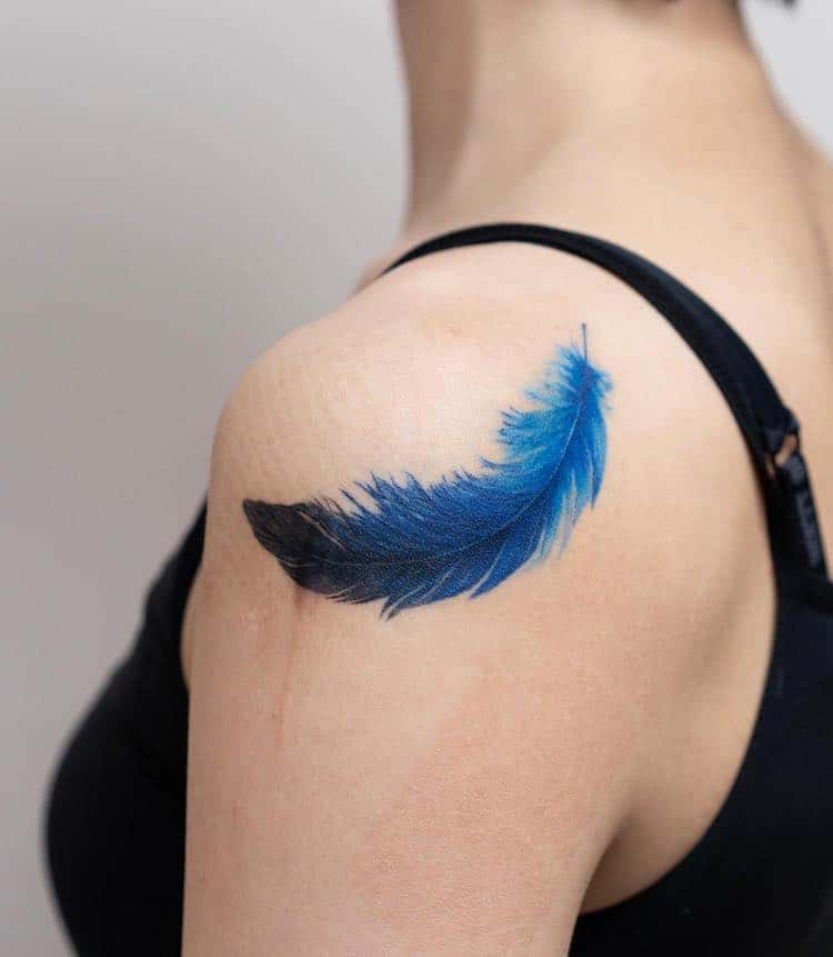 Blue Tattoos by Pokhy