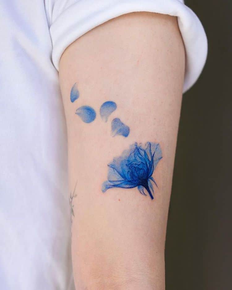 Blue Tattoos by Pokhy