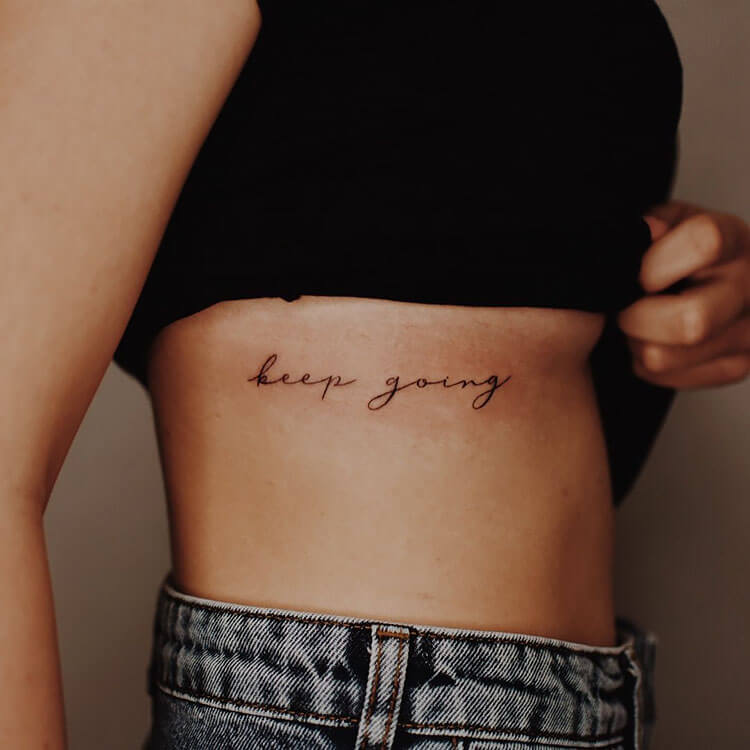 keep going tattoo