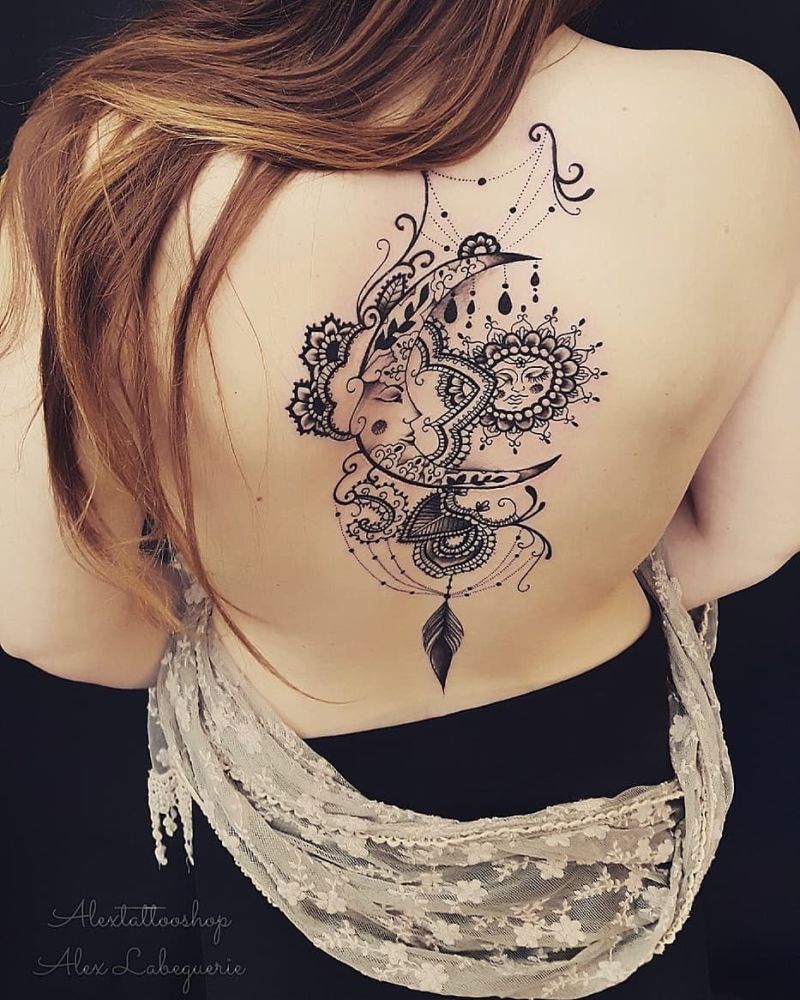 lace tattoos for women