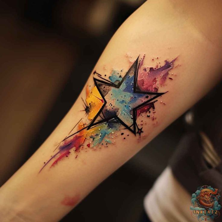 Explore 18 Stunning Geometric Star Tattoo Designs for 2024: Unique Patterns, Bold Ideas, and Creative Sleeve Options