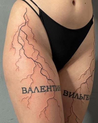 Unleash the Storm: 18 Striking Lightning Bolt Tattoo Designs for Electrifying Expression in 2024