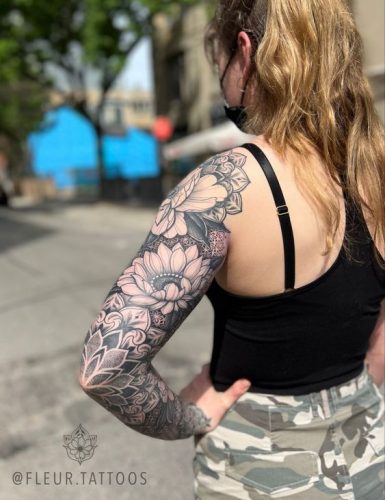 Floral Sleeve Tattoos for Women 2024: Discover Unique and Colorful Designs for Your Next Tattoo