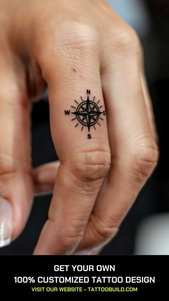 compass tattoo idea