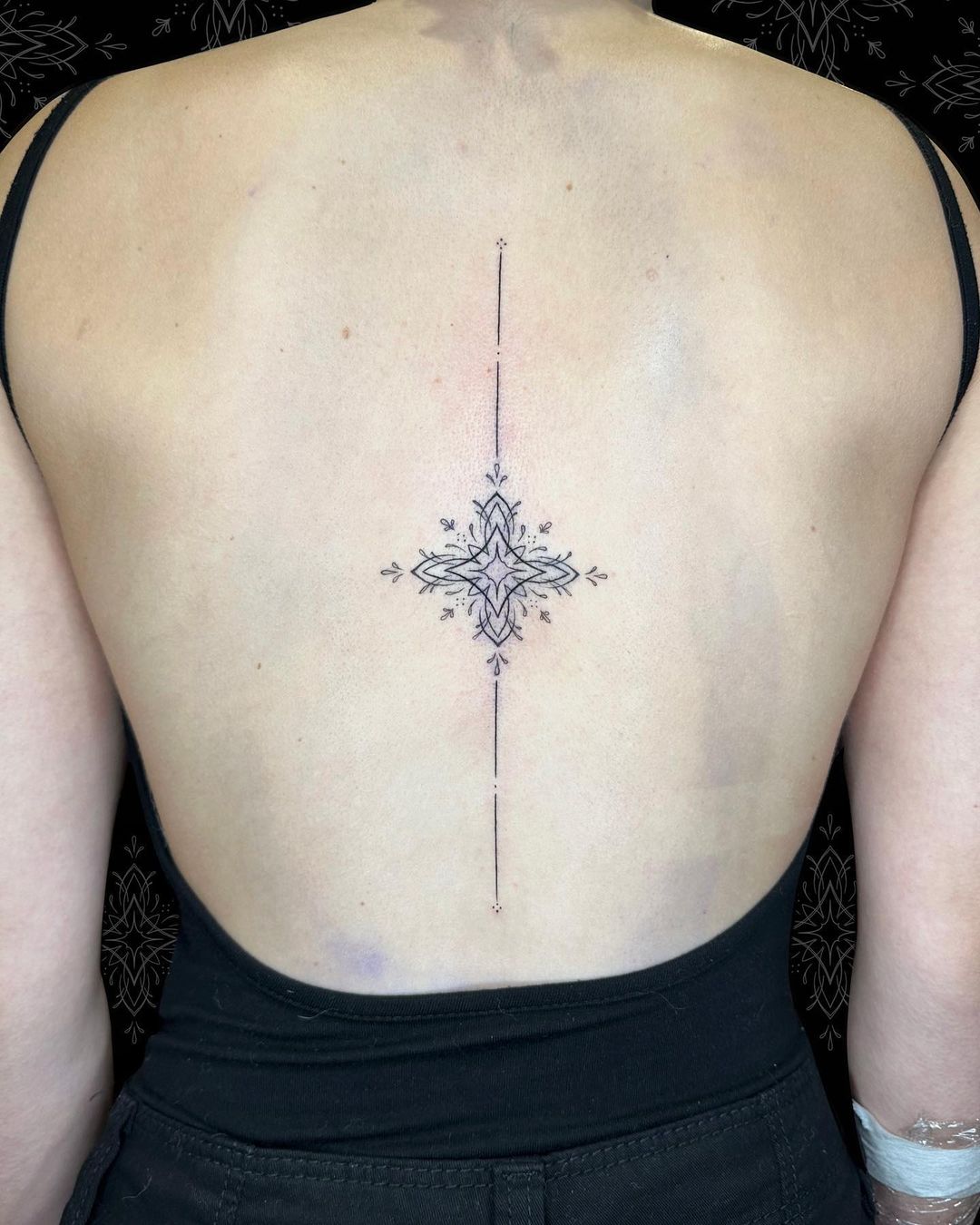 Back Side Mandala Tattoo