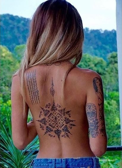 back tattoos for girls