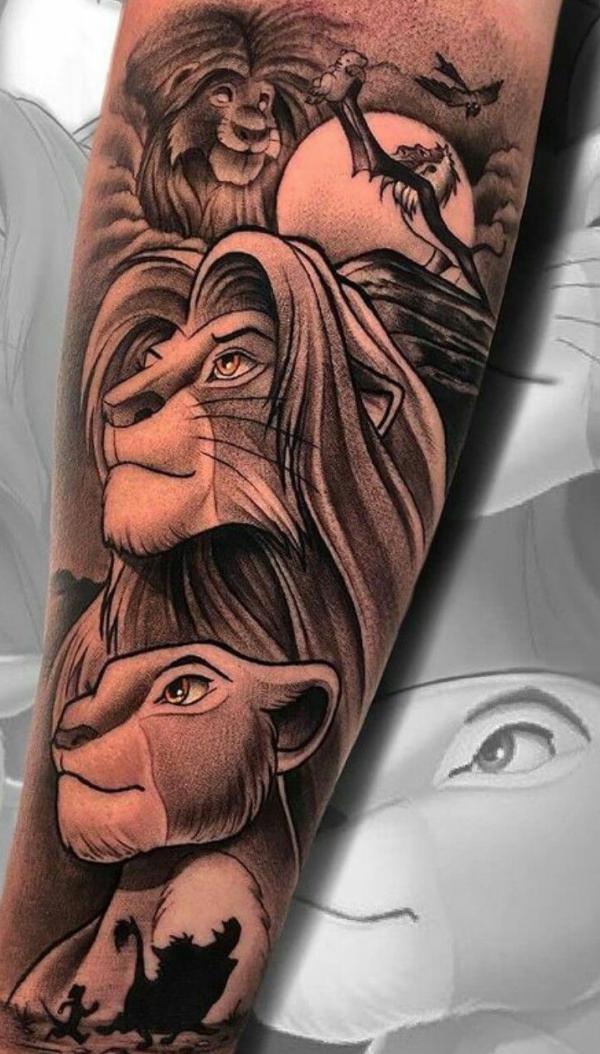 Disneys the Lion king simba tattoo