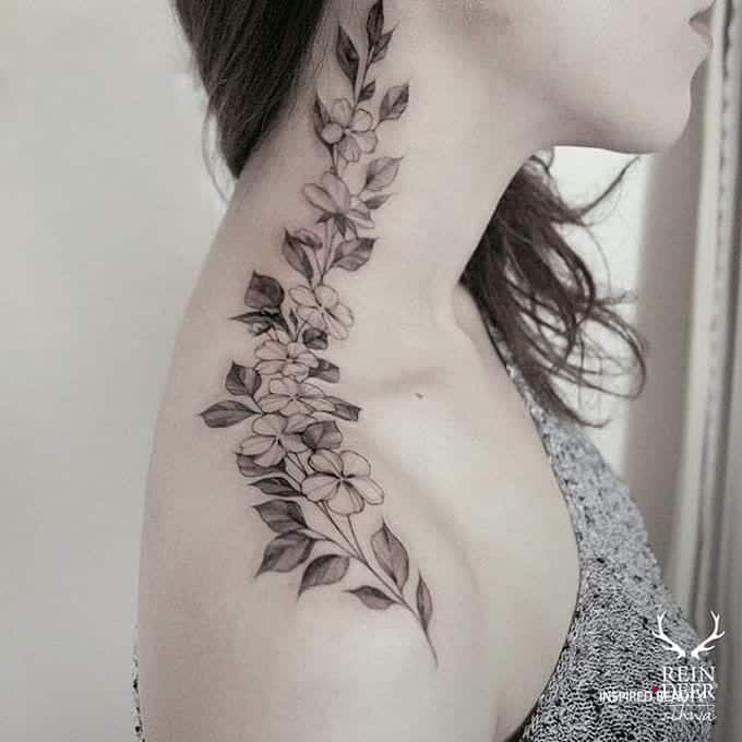 neck tattoos for women