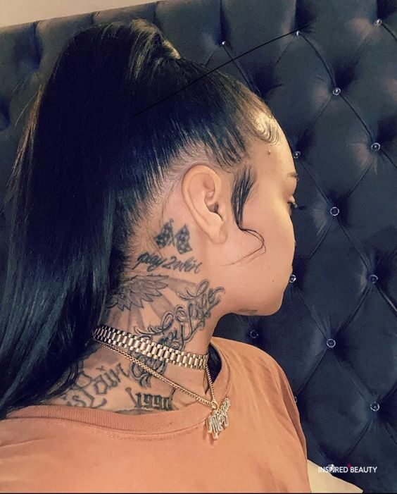 neck tattoos for women