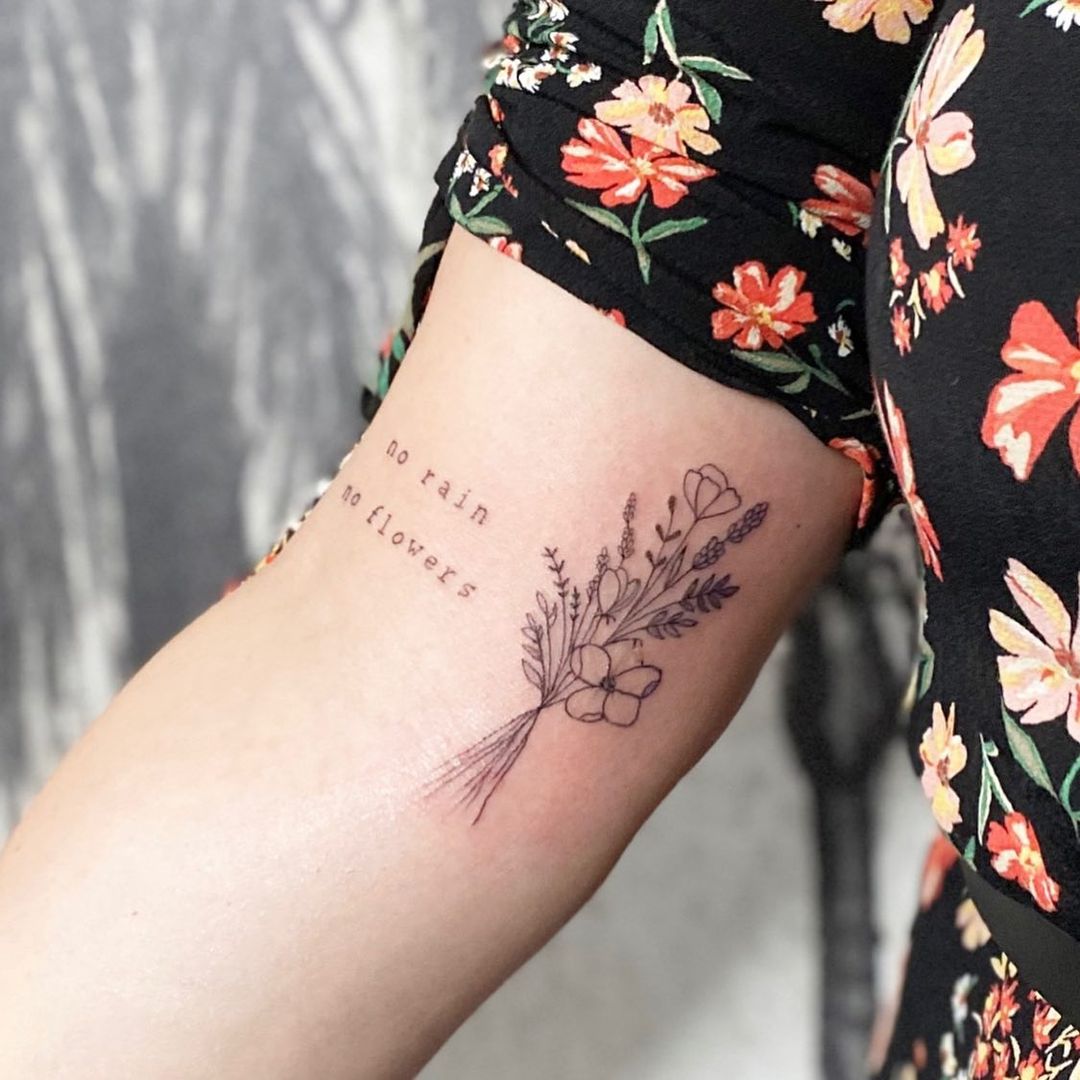 31 of the best No Rain No Flowers Tattoos!