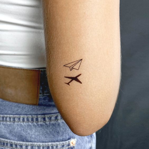 Plane Tattoo Ideas 4