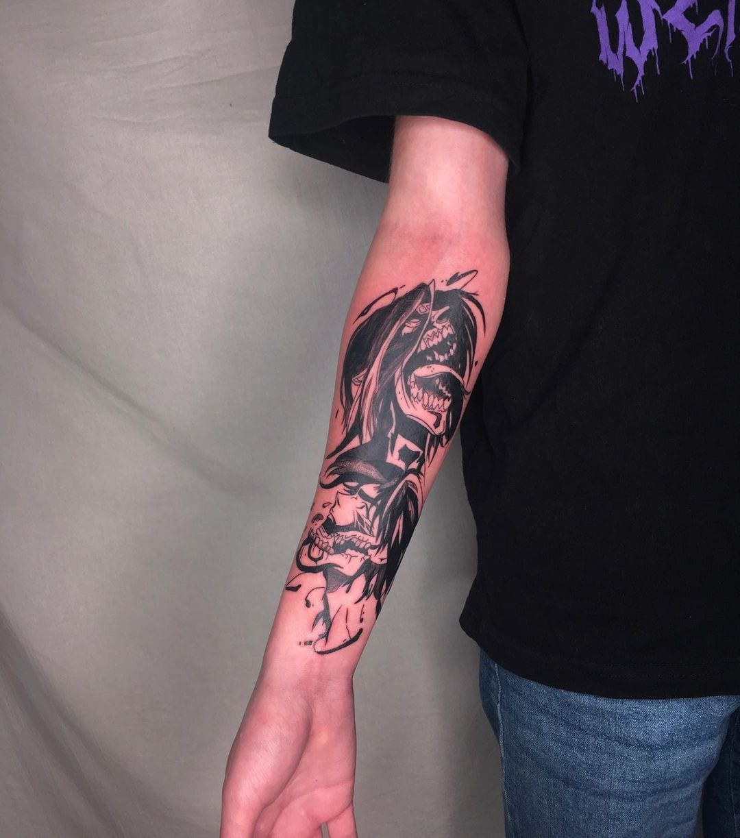 Attack on Titan Tattoos: A Tribute to the Titans and Humanity