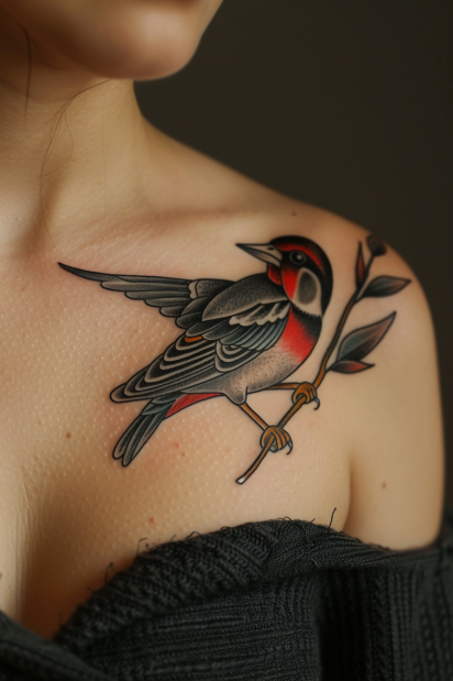 shoulder tattoos for women 18