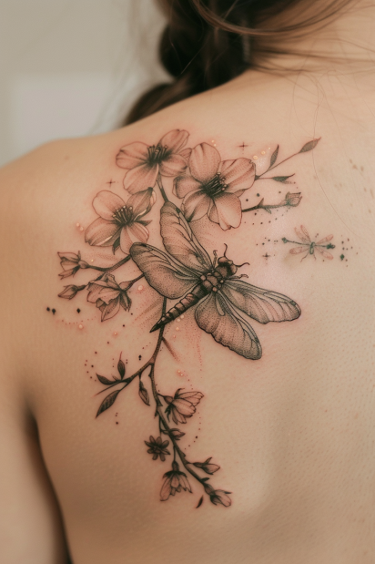 shoulder tattoos for women 22