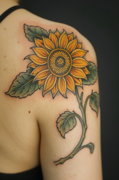 shoulder tattoos for women 6