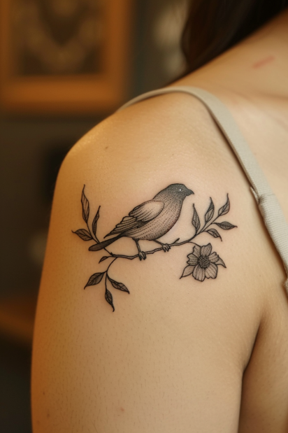 shoulder tattoos for women 8