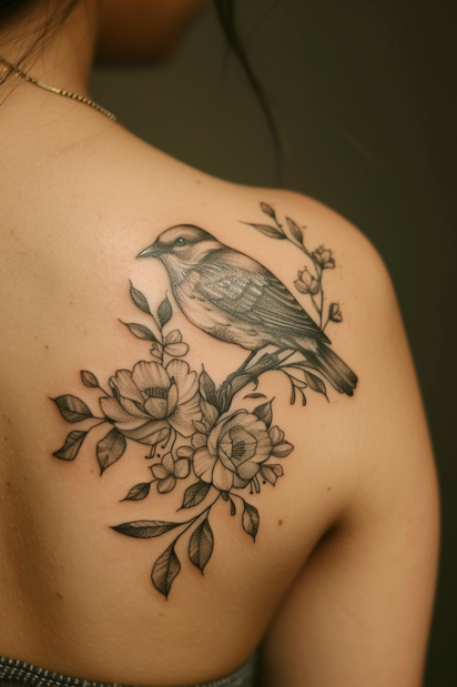 shoulder tattoos for women 9