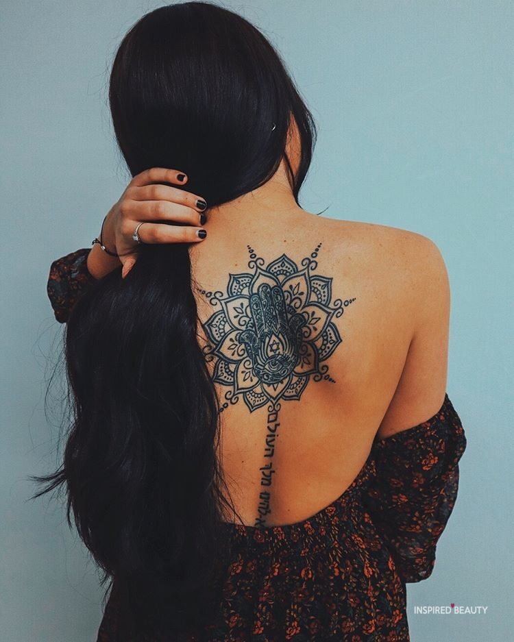 elegant spine tattoo ideas