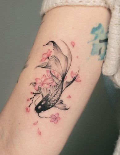 Explore 20 Unique Cherry Blossom Tattoo Designs for 2024 &#8211; Embrace Nature&#8217;s Ephemeral Beauty