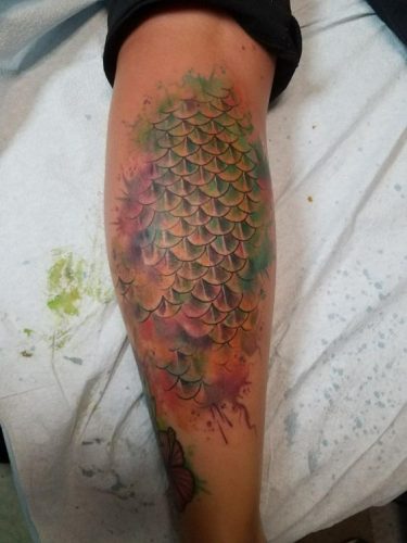 Enchanting Mermaid Scales Tattoos 2024: Top 15 Design Ideas for Ocean-Inspired Ink