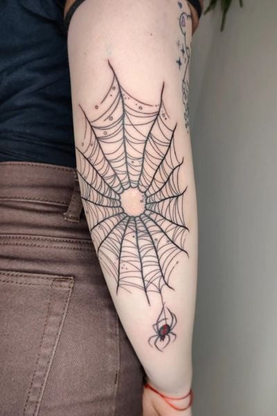 Spider Web Tattoo