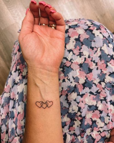 18 Three Hearts Tattoo Ideas for 2024