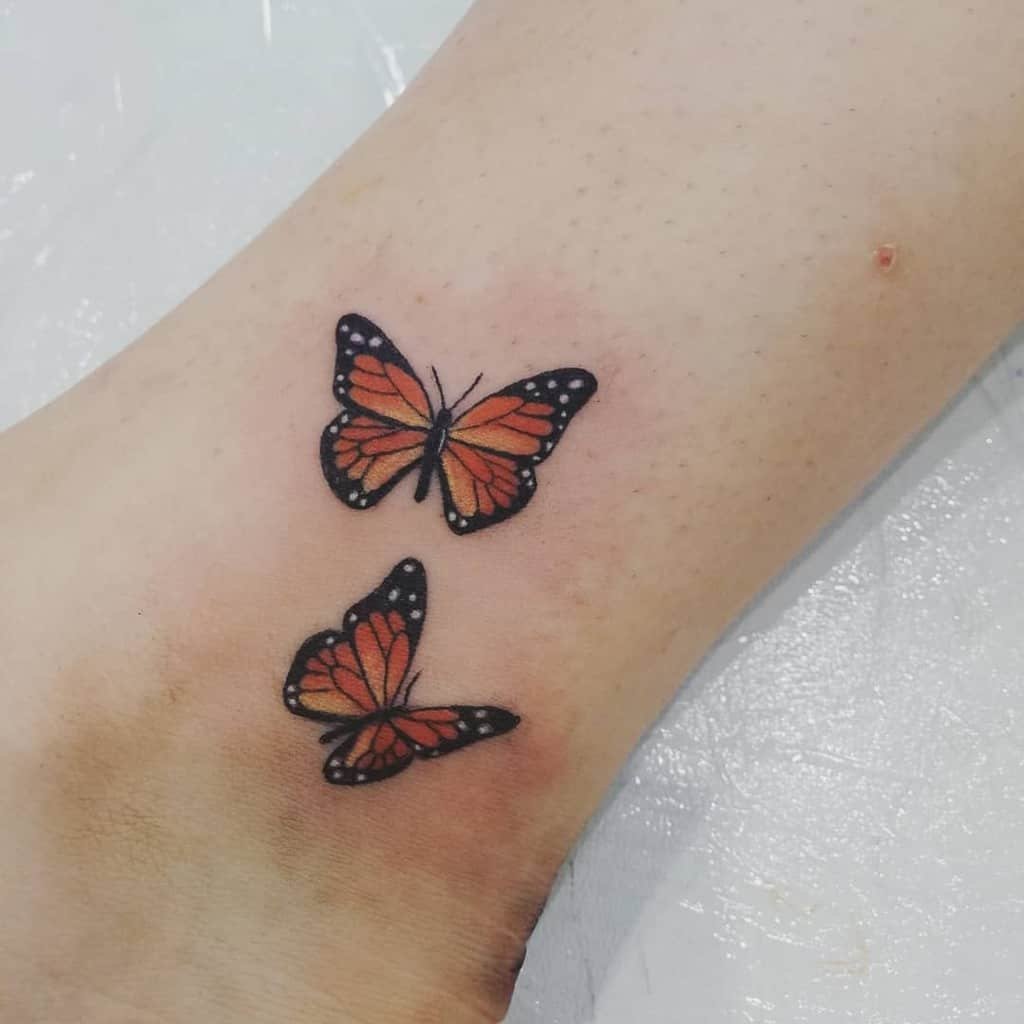 monarch butterfly tattoo