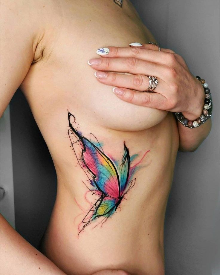 Explore 25 Unique Watercolor Butterfly Tattoo Ideas for 2024: Stunning Designs for Women &#8211; Arm, Back, and Hand Styles