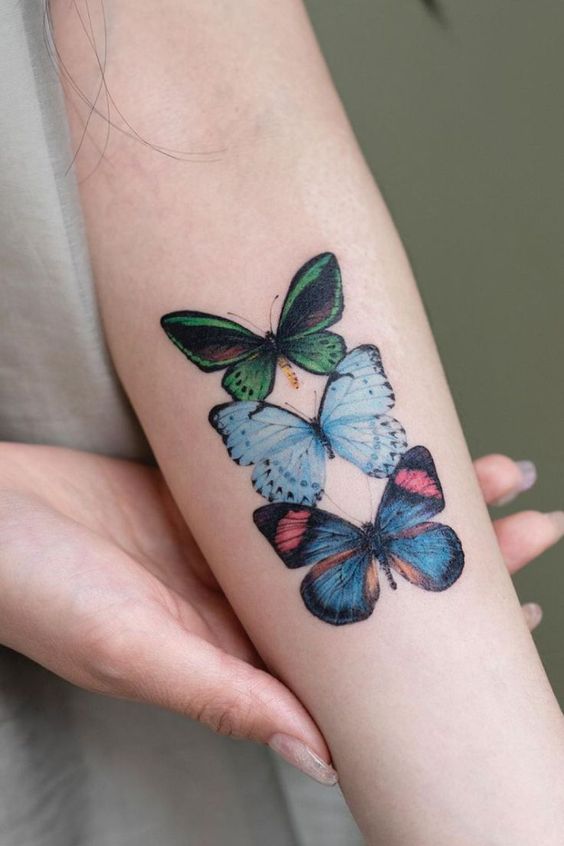 Explore 25 Unique Watercolor Butterfly Tattoo Ideas for 2024: Stunning Designs for Women &#8211; Arm, Back, and Hand Styles