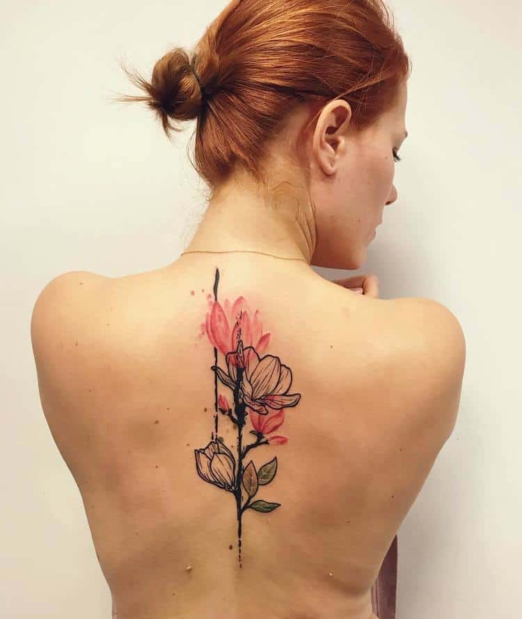 Magnolia Tattoo by lilke