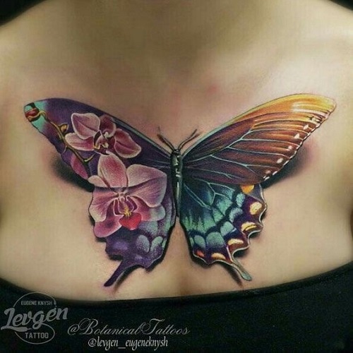 Top 55 most beautiful "Butterfly Tattoo" ideas in the world - exploretheworls.com