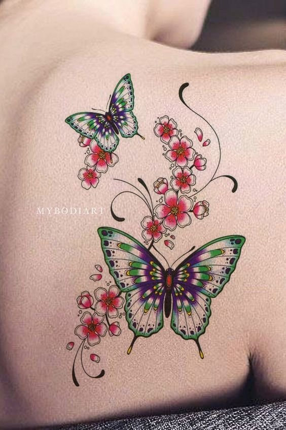 Top 55 most beautiful "Butterfly Tattoo" ideas in the world - exploretheworls.com