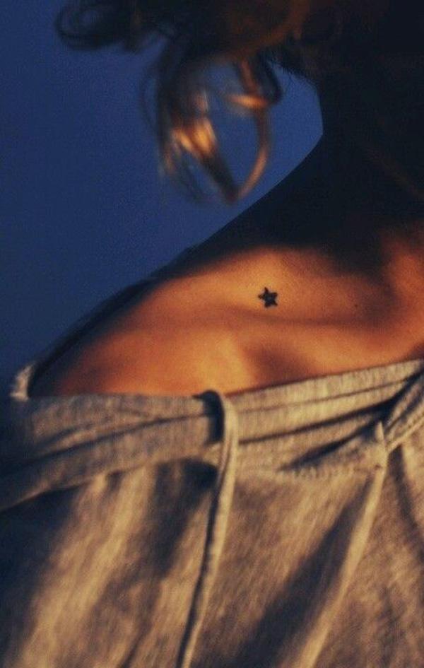 star clavicle tattoo