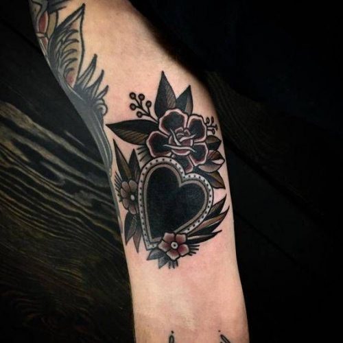 Discover Top 20 Black Heart Tattoo Designs for 2024: Symbolism &#038; Style in Ink