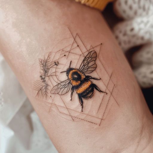 Phần này chứa: Bumble Bee Tattoo Art Set