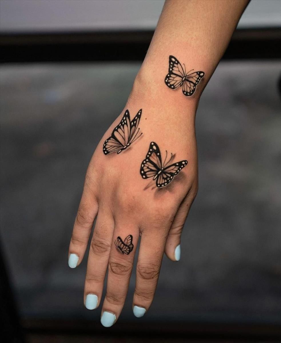 22 Beautiful small butterfly tattoos design ideas you'll tattoo - Page 8 of  22 -