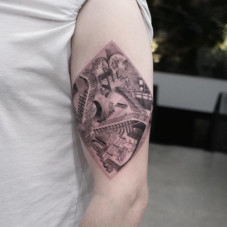 Art History Tattoos by Eva Krbdk