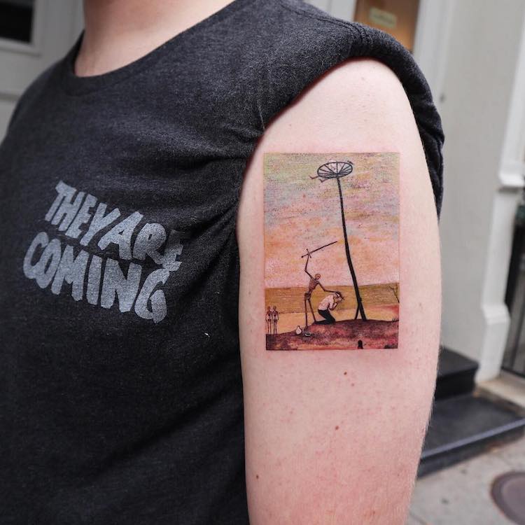 Art History Tattoos by Eva Krbdk