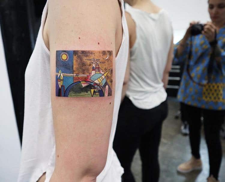 Art History Tattoos by Eva Krbdk