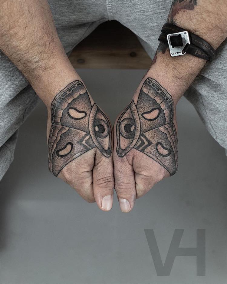 Symmetrical Tattoos by Valentin Hirsch